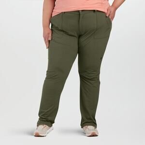 Outdoor Research Ferrosi Pants Plus Drawstring Straight Leg Fatigue Green 18 W